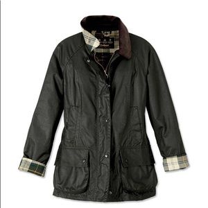 Barbour Sage Beadnell Wax Jacket